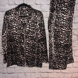 PINK Animal Print PJ Set